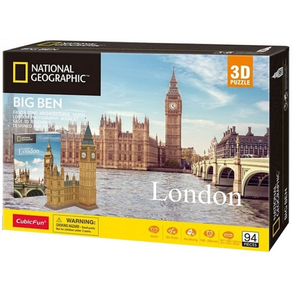Фото - 3D пазлы Cubic Fun "Биг-Бен" (DS0992h)