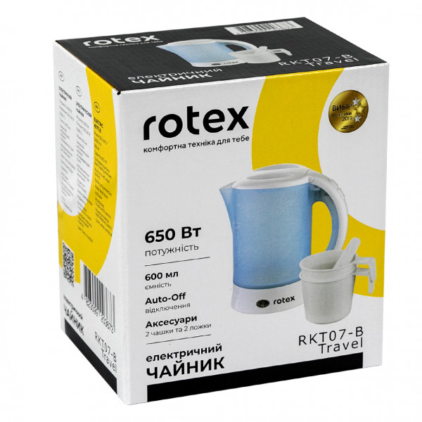 Фото - Мікропошкодження - Електричний чайник Rotex RKT07-B Travel