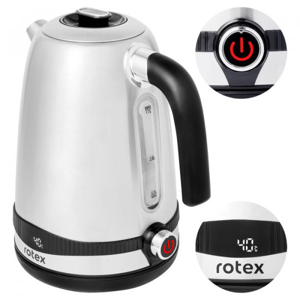Фото - Уцінка - Електричний чайник Rotex RKT79-S Smart