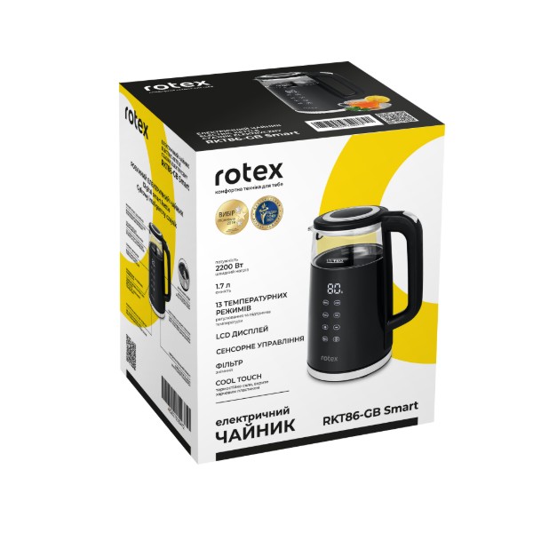 Фото - Електричний чайник Rotex RKT86-GB Smart