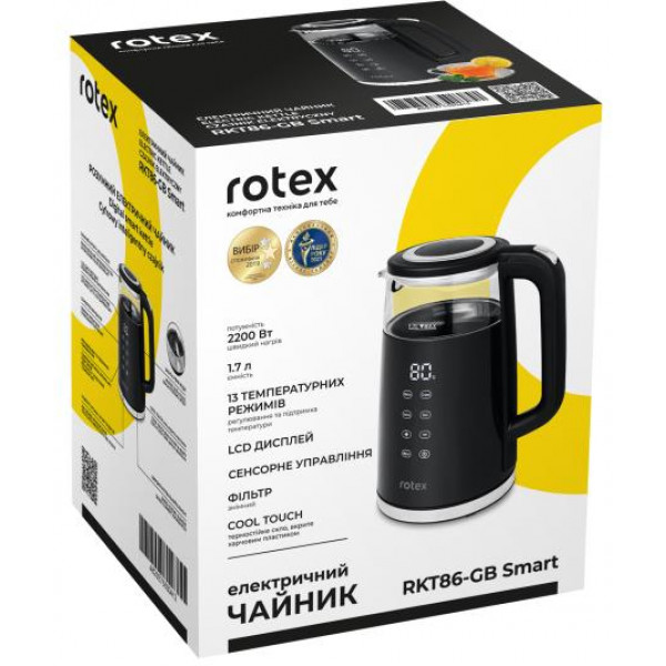 Фото - Електричний чайник Rotex RKT86-GB Smart