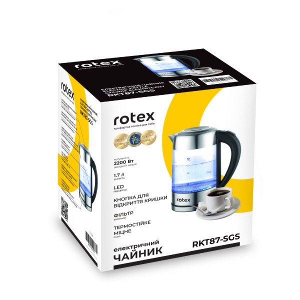 Фото - Електричний чайник Rotex RKT87-SGS