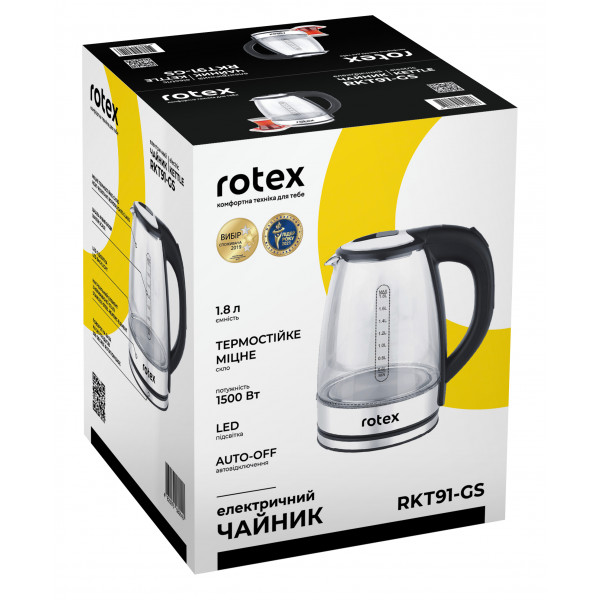 Фото - Електричний чайник Rotex RKT91-GS