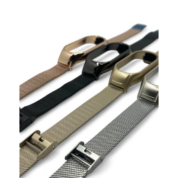 Фото - Ремешок для фитнес-браслета BeCover Metal for Xiaomi Mi Smart Band 9 Rose Gold (711981)