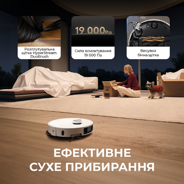 Фото - Робот-пылесос моющий Dreame L40S Pro Ultra (RLL74CE-WH)