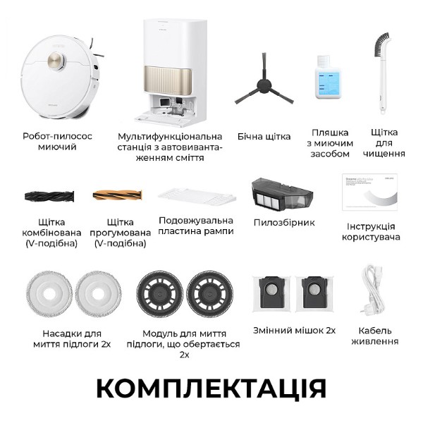 Фото - Робот-пылесос моющий Dreame L40S Pro Ultra (RLL74CE-WH)