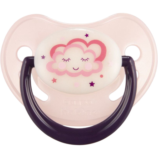 Фото - Анатомічна пустушка Canpol babies 18+ м-ців Night Dreams - рожева (22/502_pin_new)