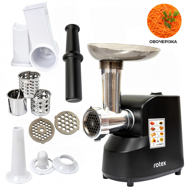 Фото - Уценка - Мясорубка Rotex RMG180-B MultiFun Фото - Уценка - Мясорубка Rotex RMG180-B MultiFun