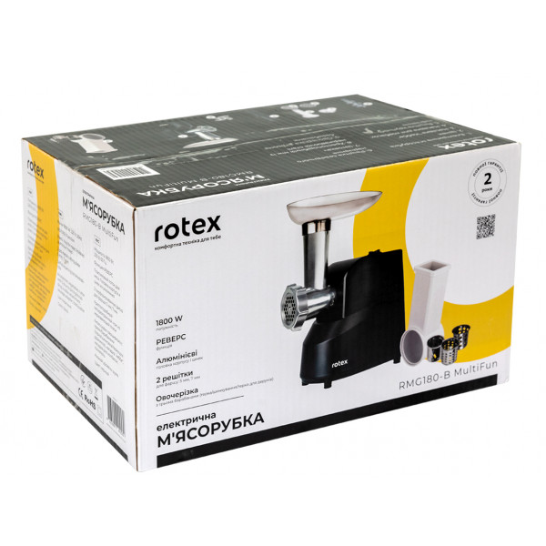 Фото - М'ясорубка Rotex RMG180-B MultiFun