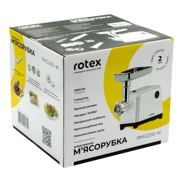 Фото - Мясорубка Rotex RMG200-W