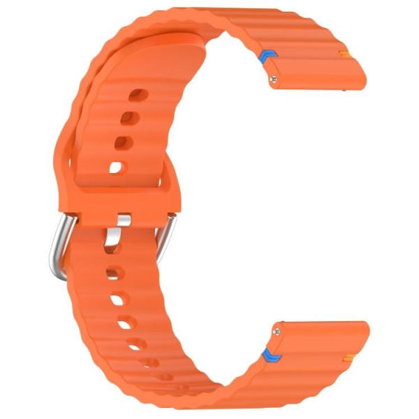 Фото - Ремінець для смарт-годинника BeCover Ribbed Tape (22mm) for Xiaomi Watch 2 / 2 Pro / S4 / S3 / S1 Pro / S1 / S1 Active Orange (714300)