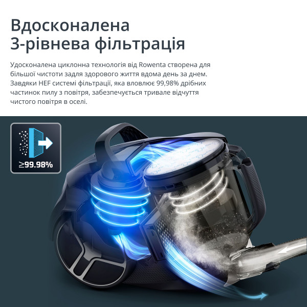 Фото - Пилосос для сухого прибирання без мішка Rowenta RO4B25EA