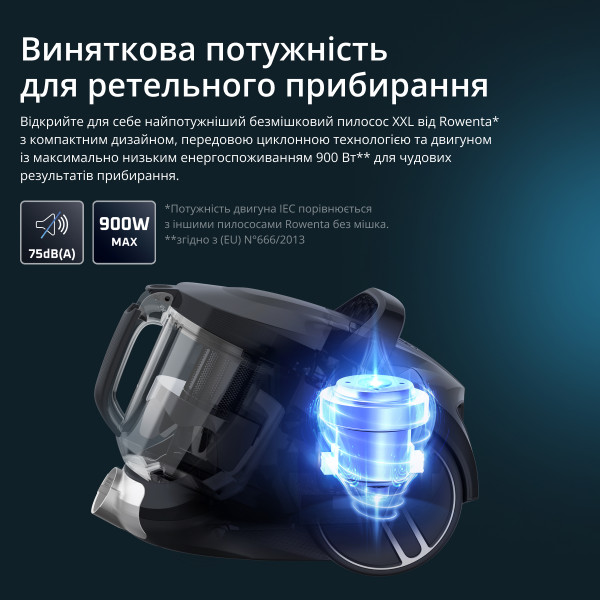Фото - Пилосос для сухого прибирання без мішка Rowenta RO4B75EA