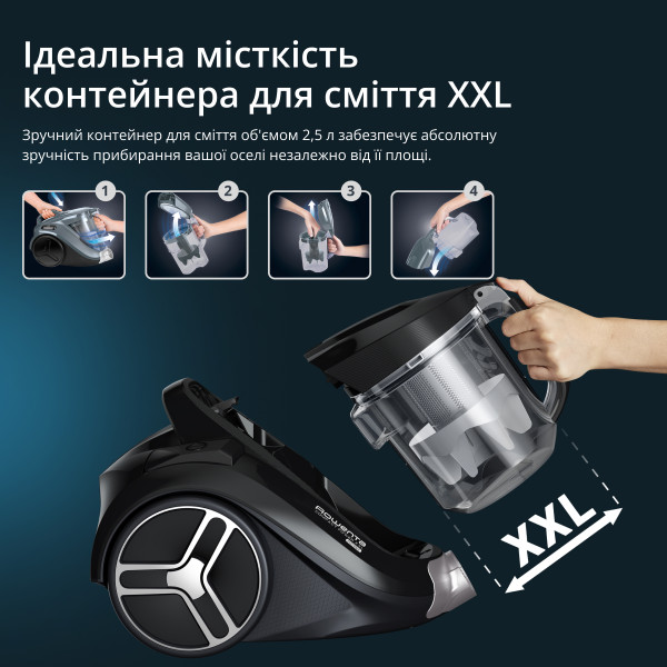 Фото - Пилосос для сухого прибирання без мішка Rowenta RO4B75EA