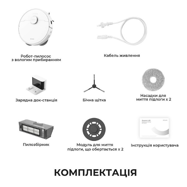 Фото - Робот-пылесос моющий Dreame L40 (RLL43SDA)
