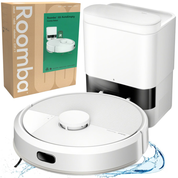 Фото - Робот-пылесос моющий iRobot Combo 105+ White (y351240)