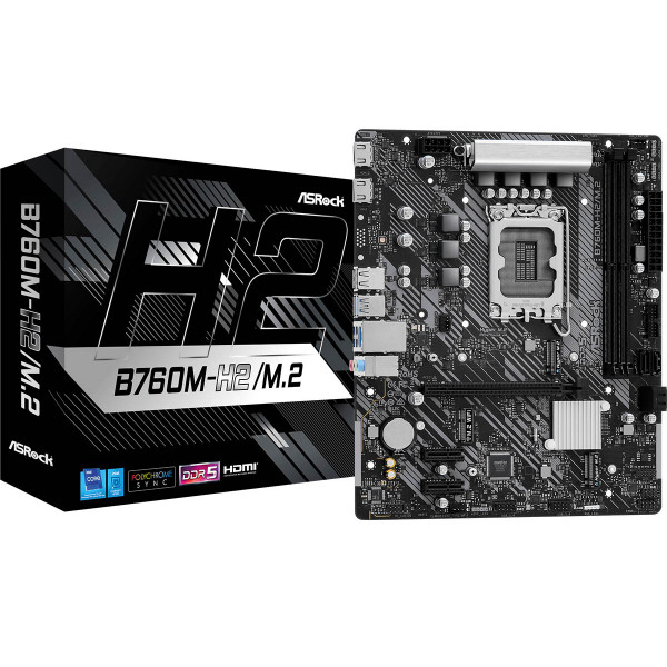 Фото - Материнська плата ASRock B760M-H2/M.2
