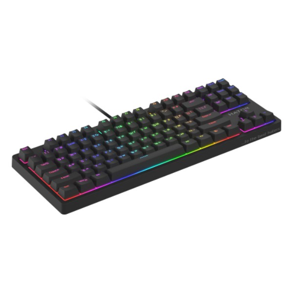Фото - Клавиатура проводная игровая Hator Rockfall 2 Optica Black TKL Black (HTK-730)
