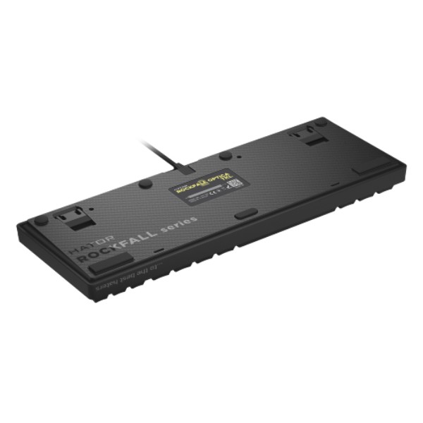 Фото - Клавиатура проводная игровая Hator Rockfall 2 Optica Black TKL Black (HTK-730)