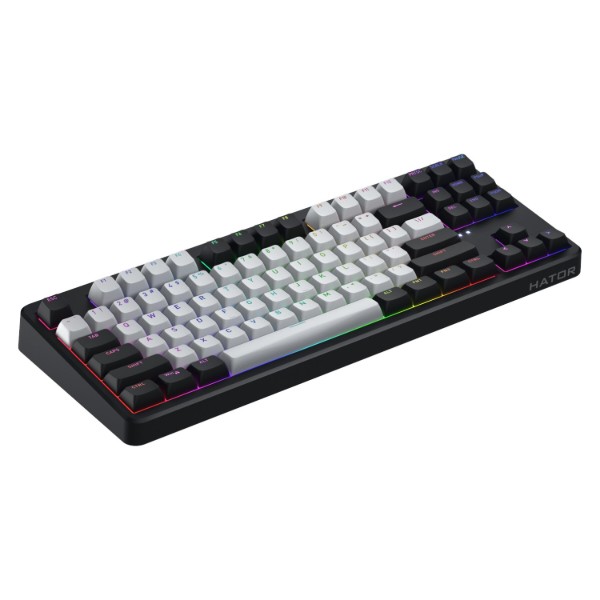 Фото - Клавиатура беспроводная игровая Hator Rockfall 3 Mecha TKL wireless Orange Black (HTK850)