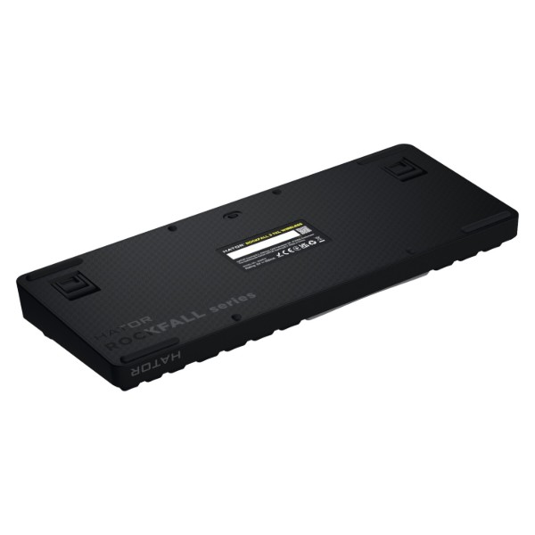 Фото - Клавиатура беспроводная игровая Hator Rockfall 3 Mecha TKL wireless Orange Black (HTK850)