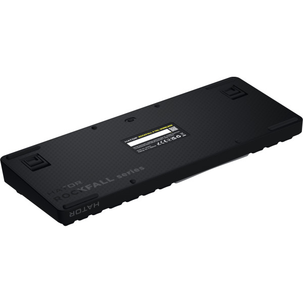 Фото - Клавиатура беспроводная игровая Hator Rockfall 3 Mecha TKL wireless orange (HTK850EU) Black