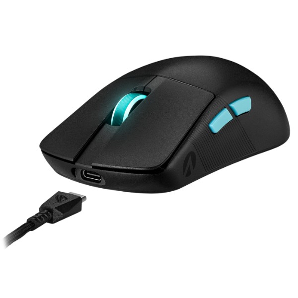 Фото - Мышь беспроводная игровая Asus ROG Harpe Ace Aim Lab Edition USB/WL/BT Black