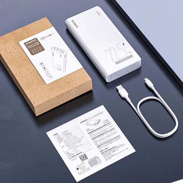 Фото - Батарея мобільна Romoss 30000mAh PHP30 22.5W (PHP30-711-1111H) White