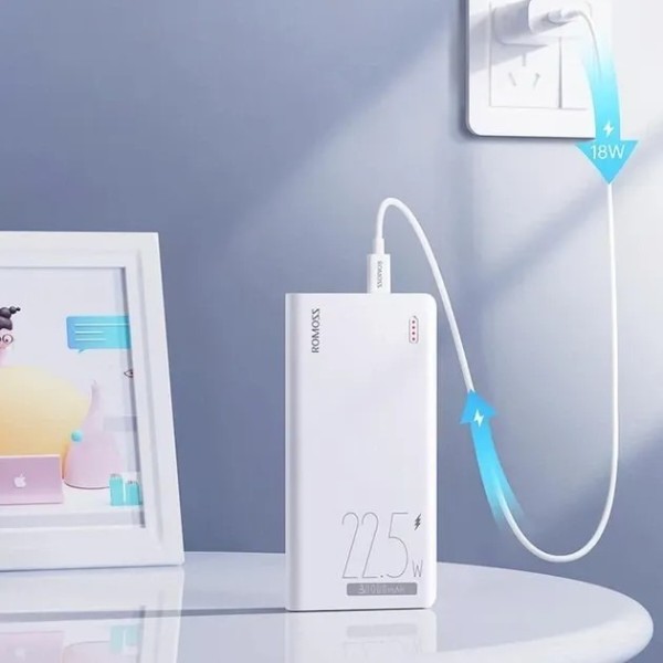 Фото - Батарея мобільна Romoss 30000mAh PHP30 22.5W (PHP30-711-1111H) White