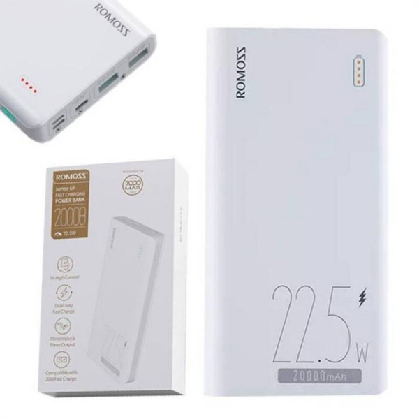Фото - Батарея мобільна Romoss 20000mAh SENSE6F 22,5W (PPH80-611-1133H)