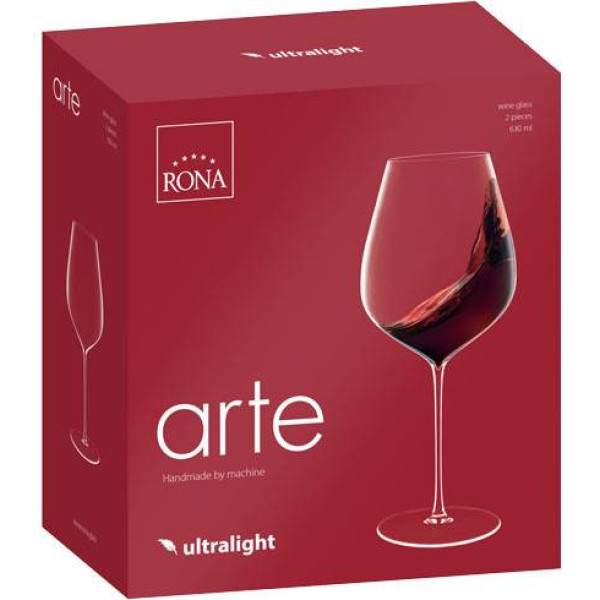 Фото - Набір келихів Rona ARTE 630 мл 2 шт. (7719/UM/630)