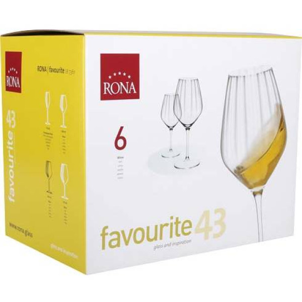 Фото - Набор бокалов Rona FAVOURITE 430 мл 6 шт. (7361/1P/430)