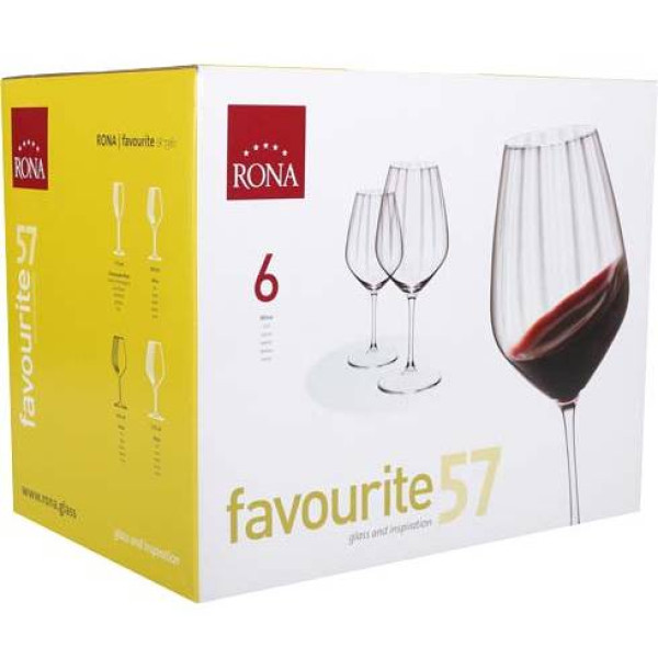 Фото - Набор бокалов Rona FAVOURITE 570 мл 6 шт. (7361/2P/570)