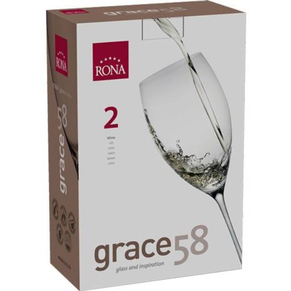 Фото - Набор бокалов Rona GRACE 580 мл 2 шт. (6835/580)
