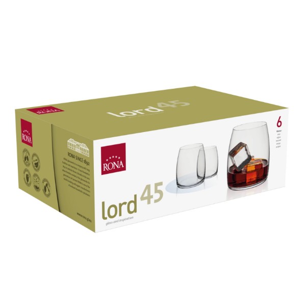 Фото - Набор стаканов Rona LORD 450 мл 6 шт. (8412/450)