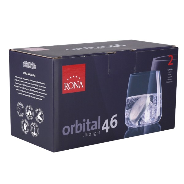 Фото - Набор стаканов Rona ORBITAL 460 мл 2 шт. (7252/UM/460)