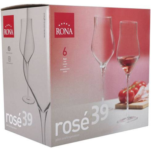 Фото - Набір келихів Rona ROSE 390 мл 6 шт. (7555/390)