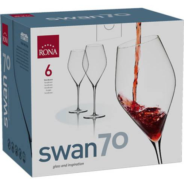 Фото - Набір келихів Rona SWAN 700 мл 6 шт. (6650/700)