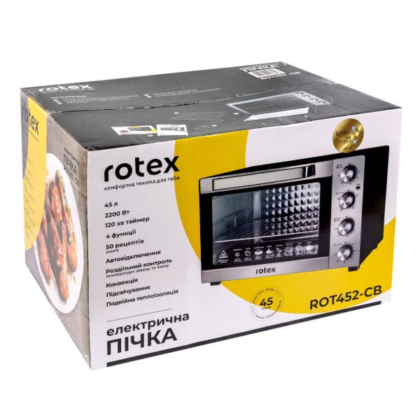 Фото - Мікропошкодження - Піч електрична Rotex ROT452-CB