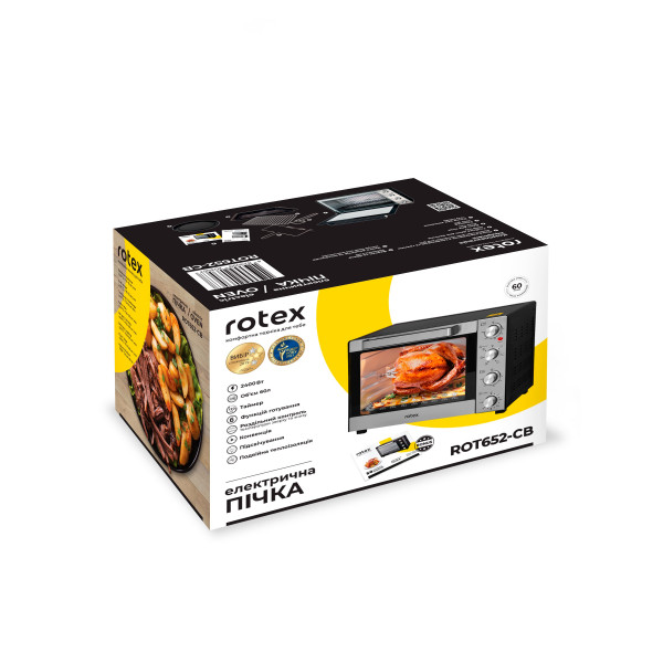 Фото - Уцінка - Піч електрична Rotex ROT652-CB