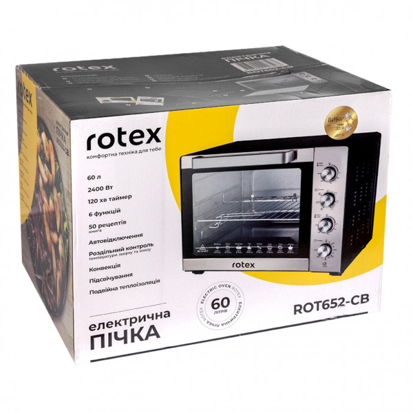 Фото - Уцінка - Піч електрична Rotex ROT652-CB