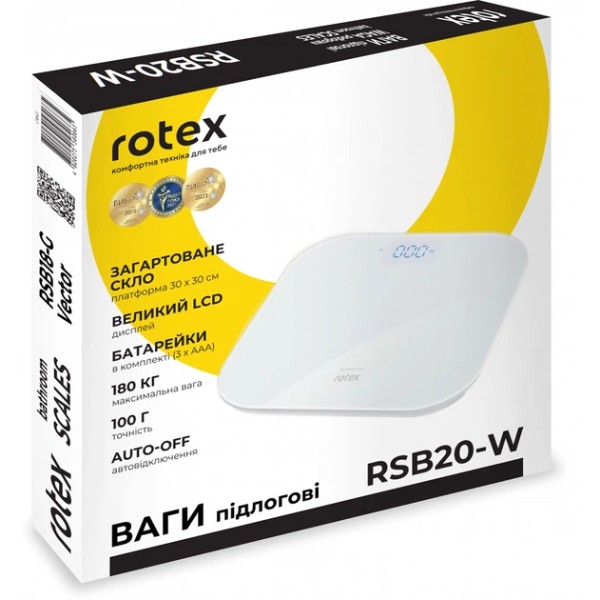 Фото - Ваги підлогові Rotex RSB20-W