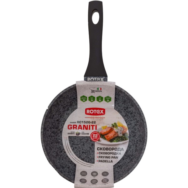 Фото - Сковорода универсальная Rotex RC152G-24 Graniti