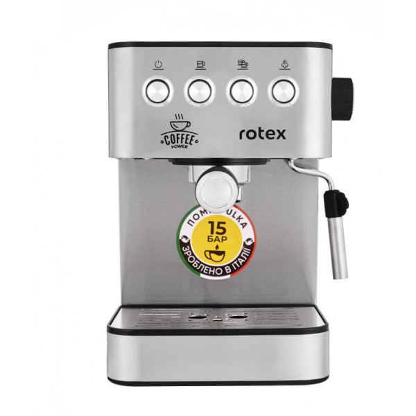 Фото - Мікропошкодження - Кавоварка ріжкова Rotex RCM850-S Power Espresso