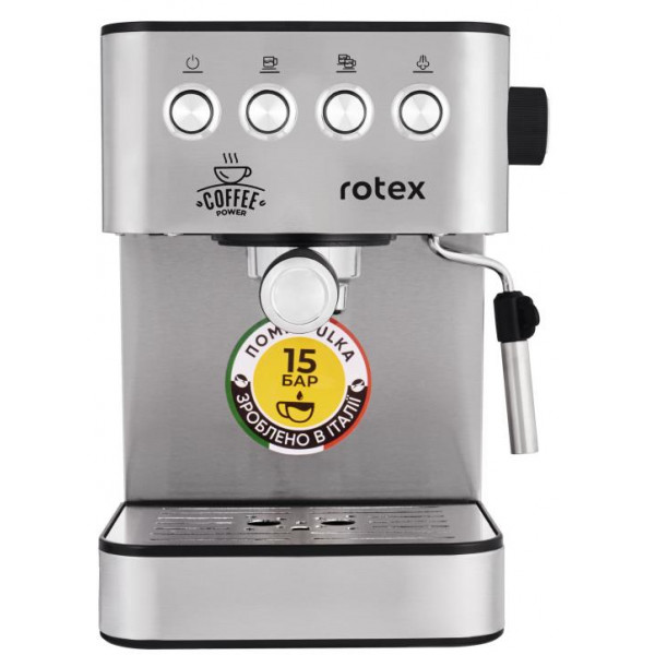 Фото - Кофеварка рожковая Rotex RCM850-S Power Espresso
