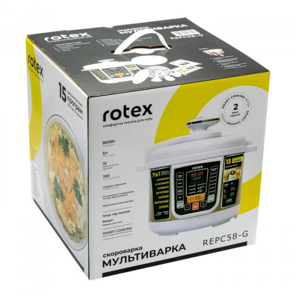 Фото - Мультиварка-скороварка Rotex REPC58-G