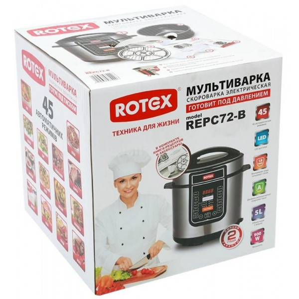 Фото - Уцінка - Мультиварка Rotex REPC72-B #