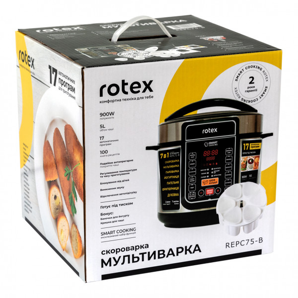 Фото - Мультиварка-скороварка Rotex REPC75-B