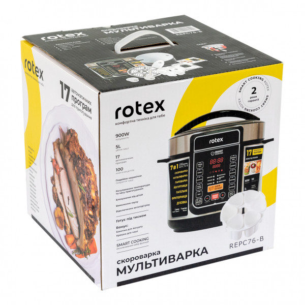 Фото - Мультиварка-скороварка Rotex REPC76-B