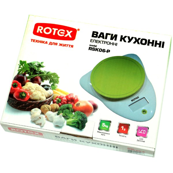 Фото - Ваги кухонні Rotex RSK06-P